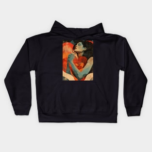 Discover True Romance: Art, Creativity and Connections for Valentine's Day and Lovers' Day Kids Hoodie